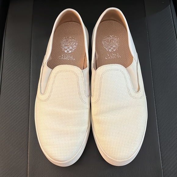 Vince Camuto white slip-on sneakers - Picture 1 of 5